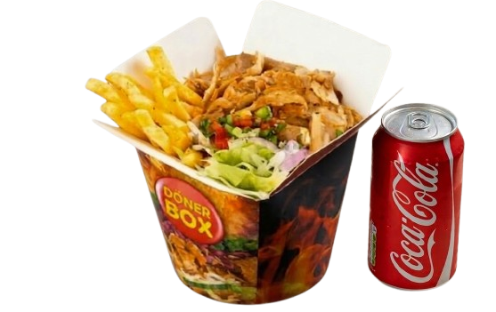 Menú Box kebab con patatas en Molina de Segura