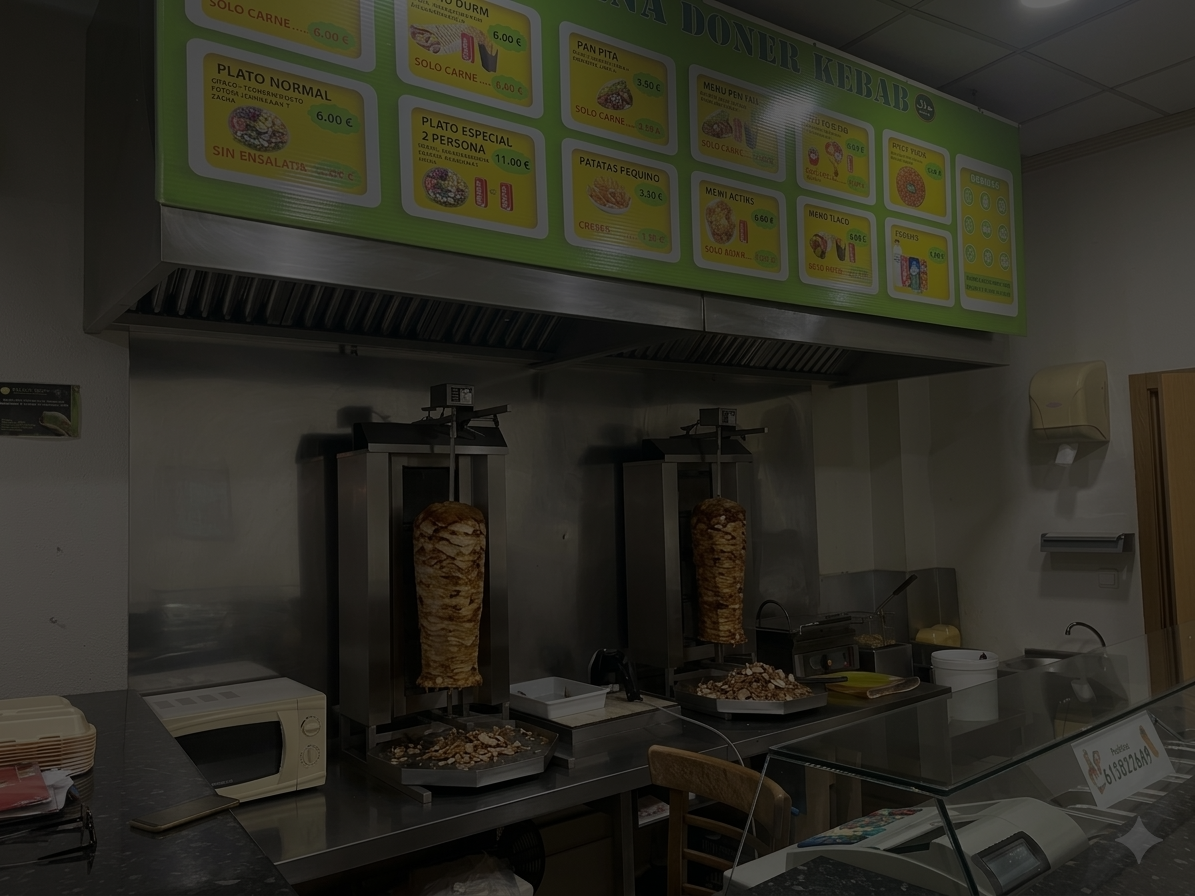 Menú Pan Pita Doner Kebab en Molina